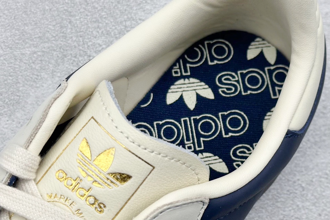 RS版 Adidas Samba OG 白蓝 复古桑巴板鞋 IG1968