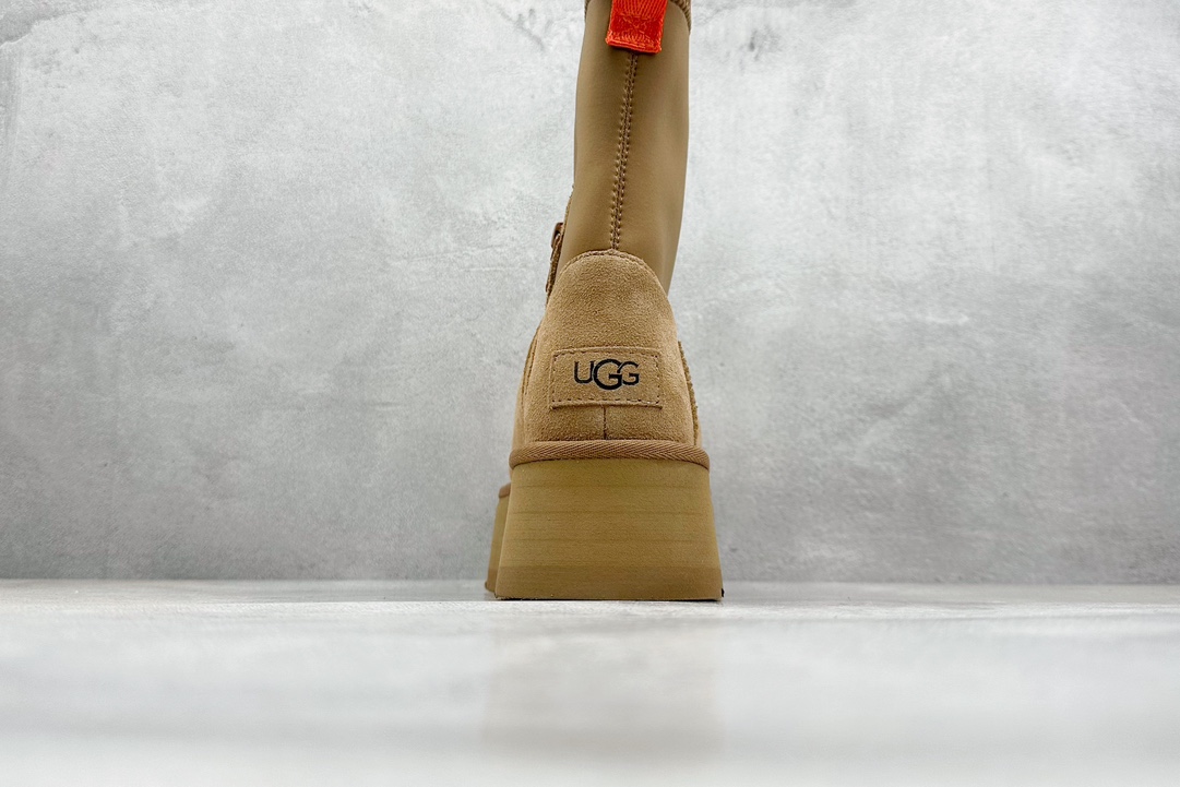 UGG 铅笔靴5cm厚底 长筒 迪普弹力靴 广州外贸大厂生产 1144031