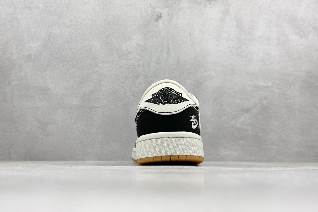 Fragment x Travis Scott x 斯图西 Air Jordan 1 Low 三方联名倒钩 JH6089-004