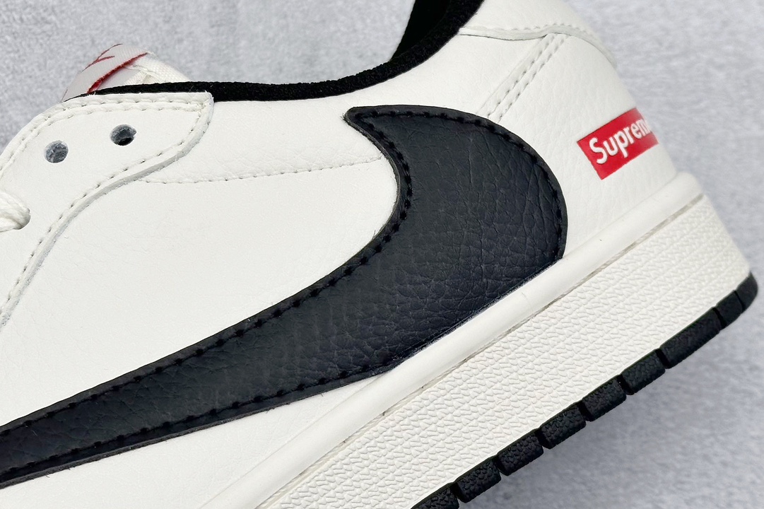 Fragment x Travis Scott x Supreme Air Jordan 1 Low 三方联名倒钩 LJ5188-023