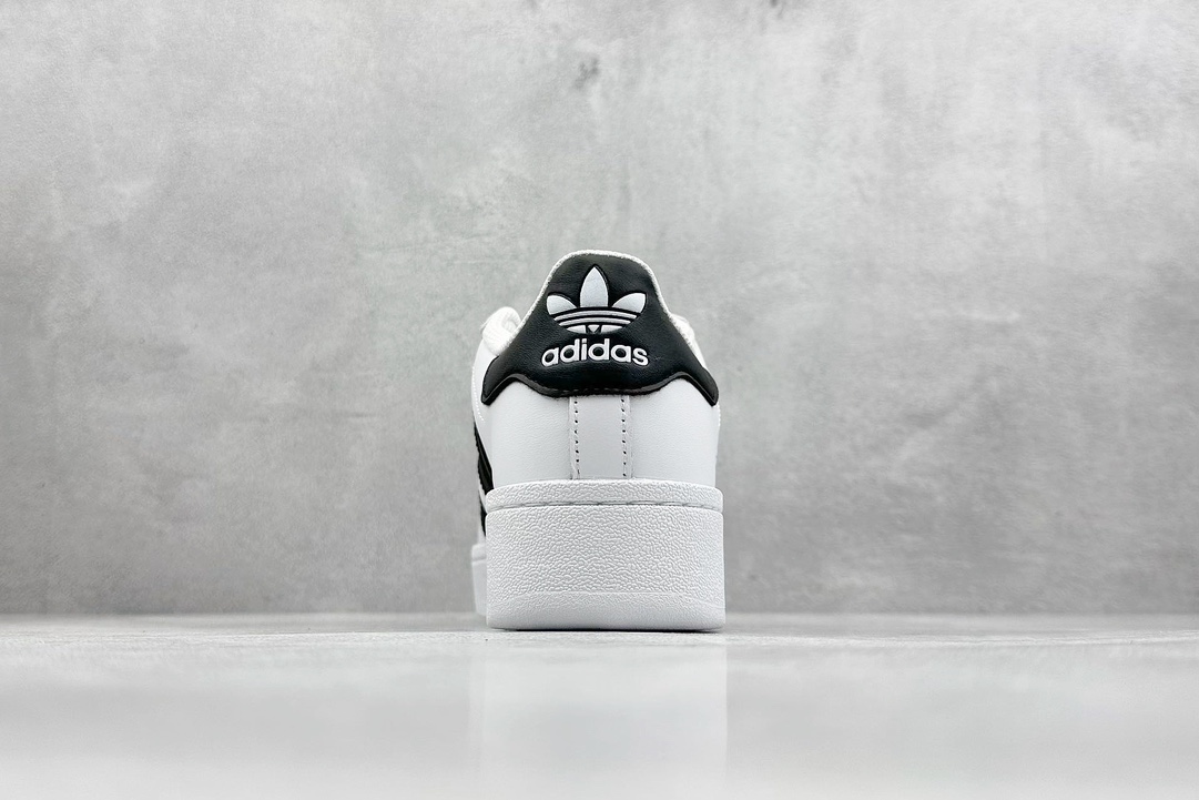 K8 Adidas Originals SUPERSTAR XLG 增高厚底 渠道正品订单 贝壳头经典小白板鞋 IF9995