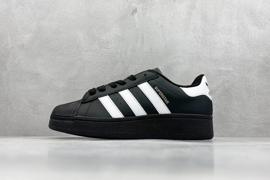 K8 Adidas Originals SUPERSTAR XLG 增高厚底 渠道正品订单 贝壳头经典小白板鞋 IG9777