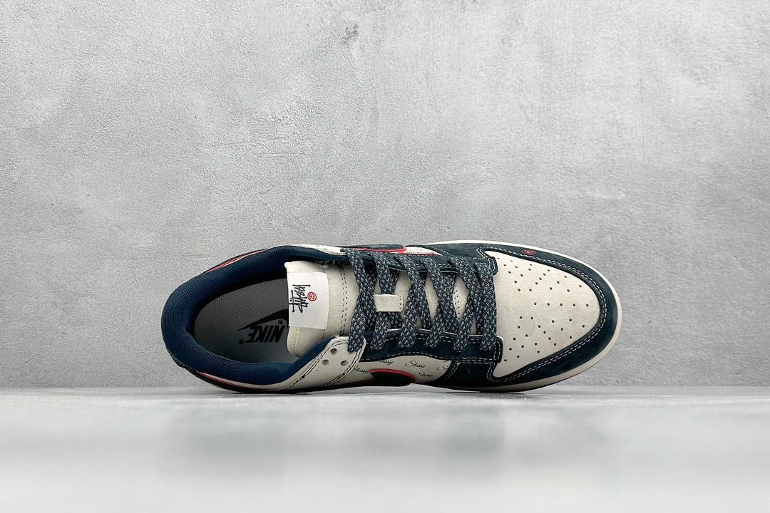 Nike SB Dunk Low x Stussy 灰深蓝满天星 DQ1098-520