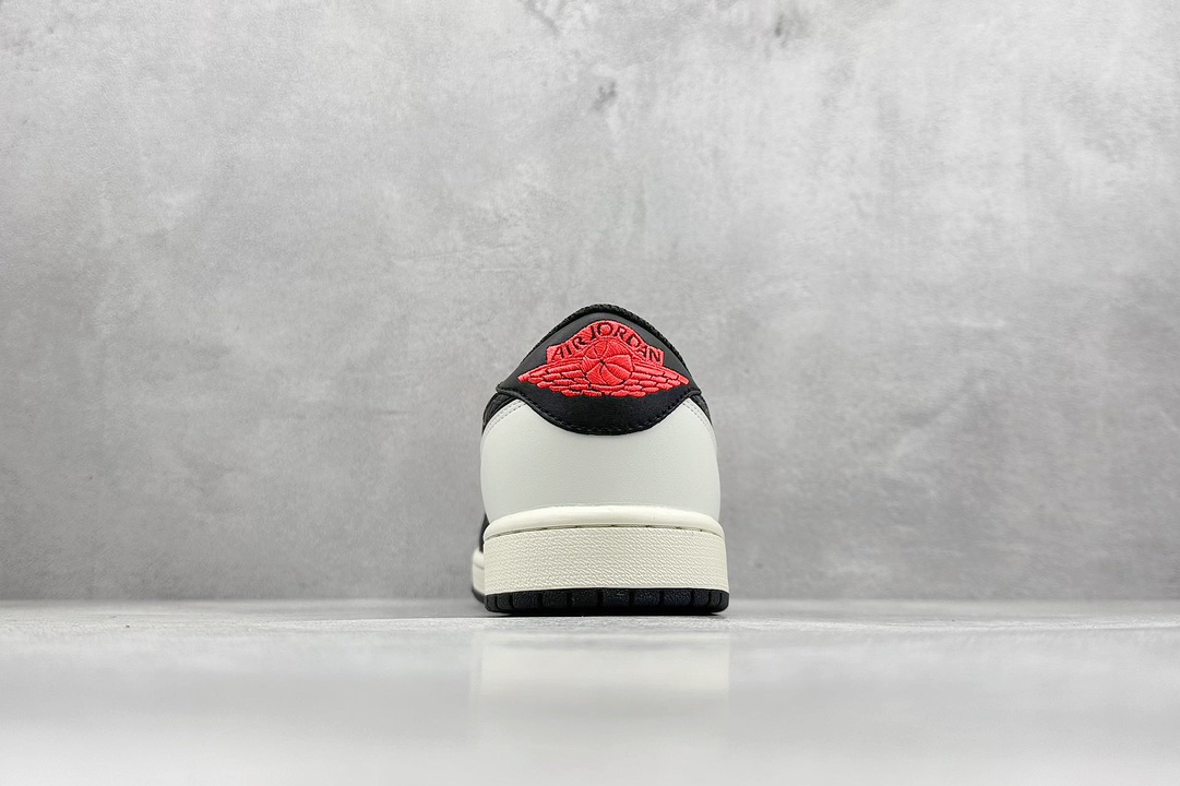 K版 Air Jordan 1 Low 黑红渐变 AJ1乔1低帮休闲板鞋 HF8828-100