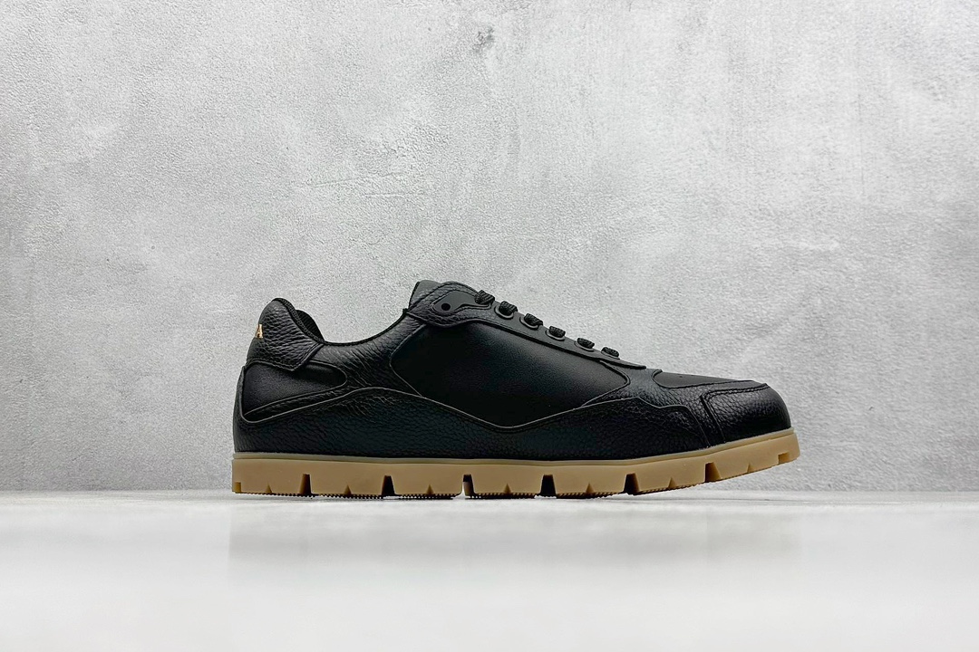 F 普拉达 Prada Downtown Low Sneakers 闹市区系列 百搭休闲运动小白板鞋