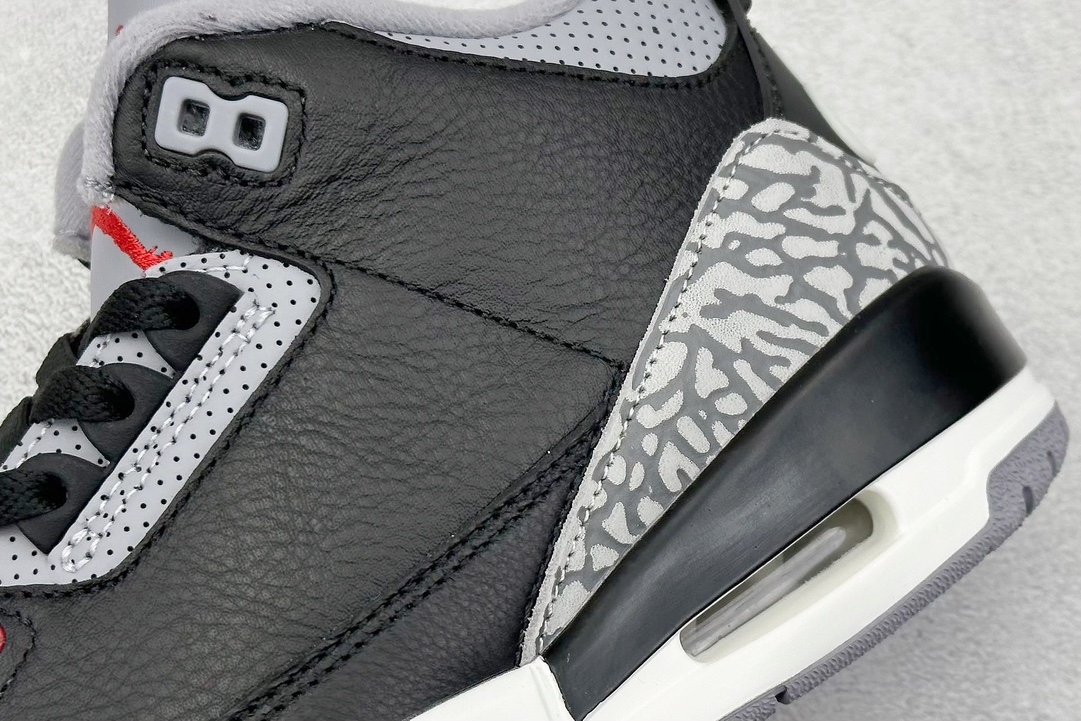 Og纯原 Jordan Air Jordan 3 OG ”Black Cement”黑色 DN3707-010