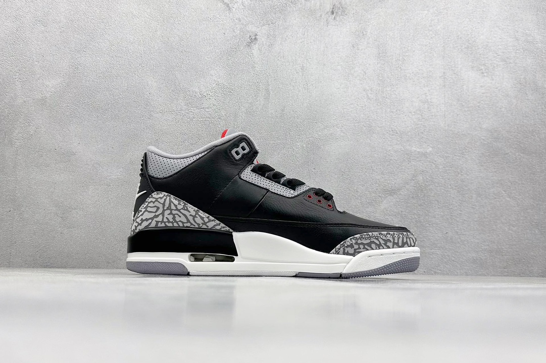 Og纯原 Jordan Air Jordan 3 OG ”Black Cement”黑色 DN3707-010