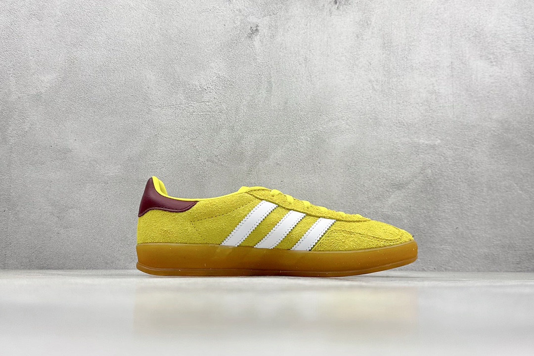 adidas Originals Gazelle INdoor 三叶草休闲防滑耐磨低帮板鞋 IE1369