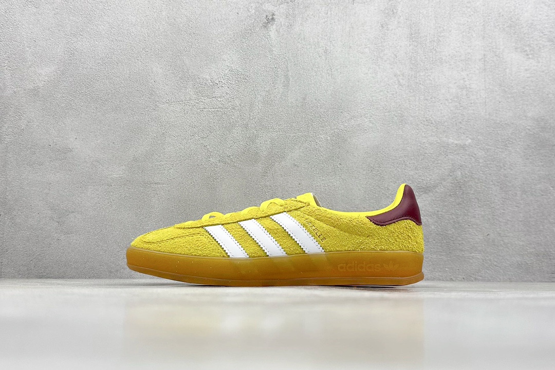 adidas Originals Gazelle INdoor 三叶草休闲防滑耐磨低帮板鞋 IE1369