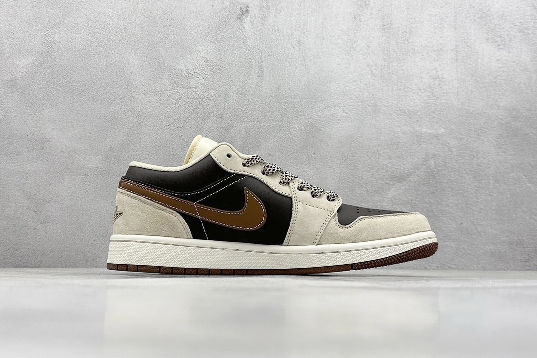 A Air Jordan 1 Retro Low x The North Face 米棕小钩满天星 XX2407-007