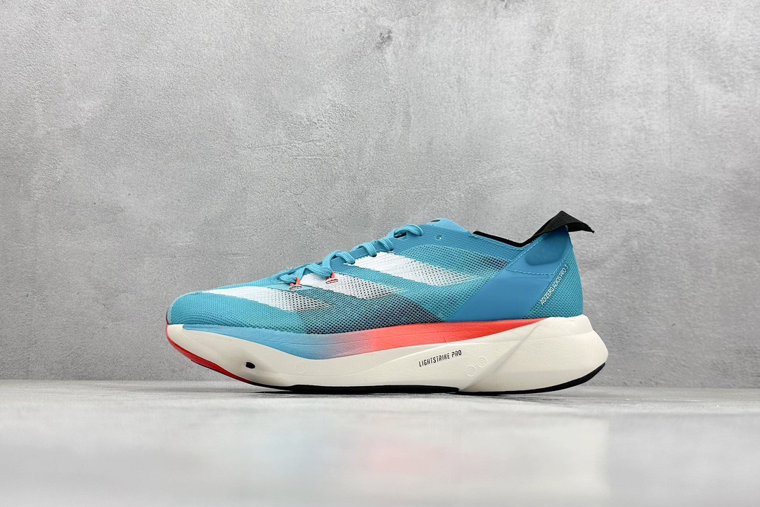 BS版 Ad Adizero Adios Pro 3 轻盈跑鞋 耐磨减震专业跑步鞋 ID8473