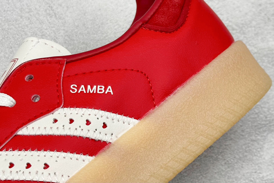 R版 Adidas三叶草SAMBA W 厚底休闲板鞋 JI8858