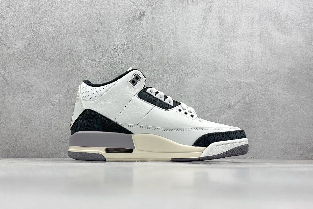 LW版 Air Jordan 3 Retro 灰水泥 CT8532-106