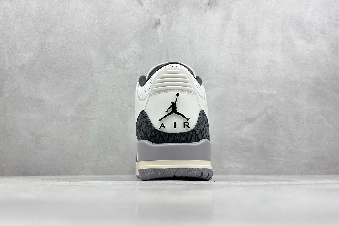 LW版 Air Jordan 3 Retro 灰水泥 CT8532-106