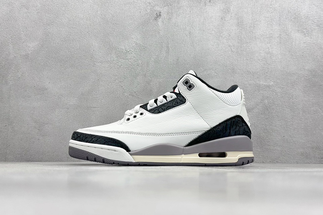 LW版 Air Jordan 3 Retro 灰水泥 CT8532-106