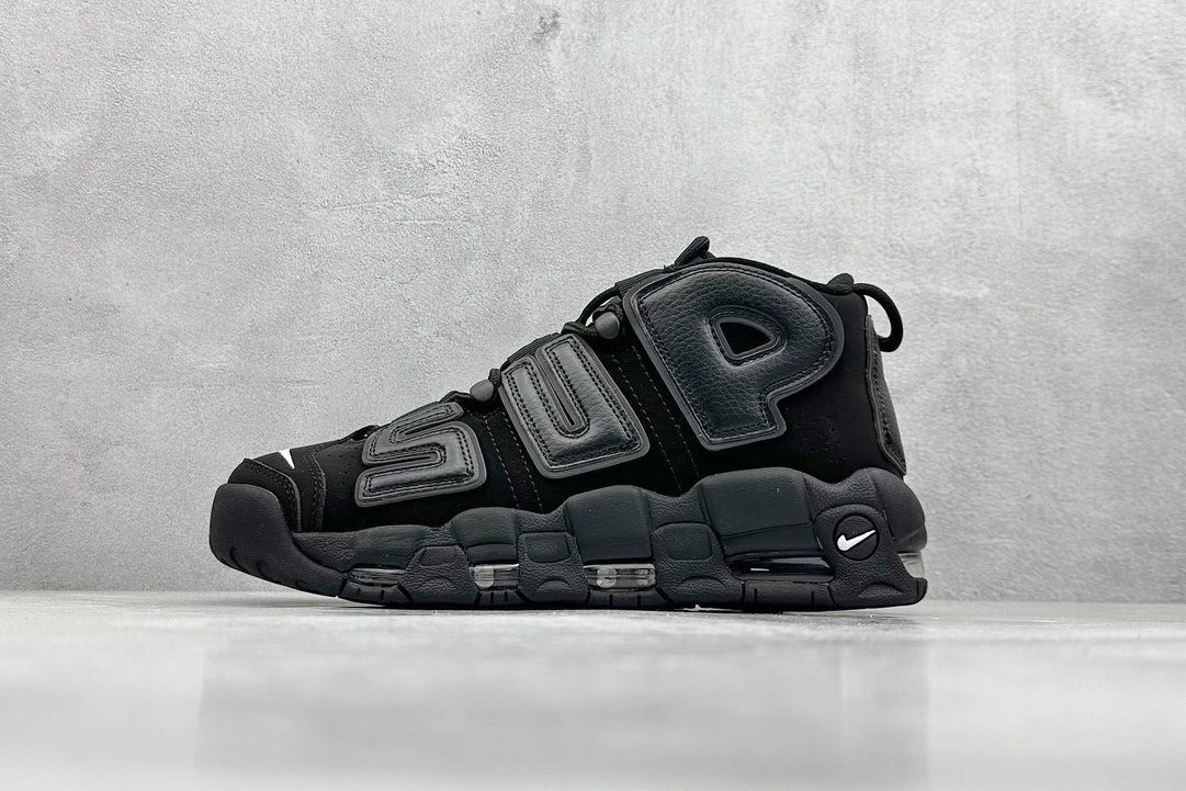 CK版 Air More Uptempo SUPREME 黑联名 代表着历史最高版本皮蓬 902290-001