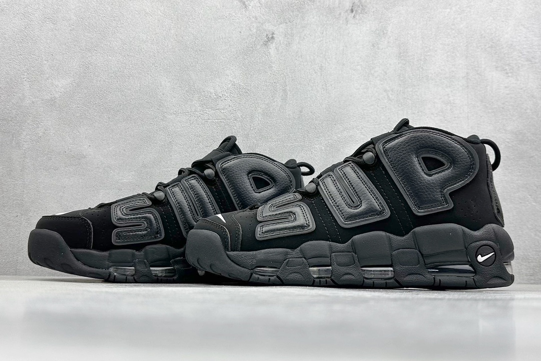 CK版 Air More Uptempo SUPREME 黑联名 代表着历史最高版本皮蓬 902290-001