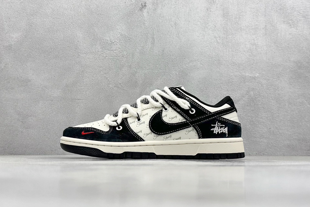 Nike SB Dunk Low 斯图西联名 解构抽绳鞋带 SJ2068-311