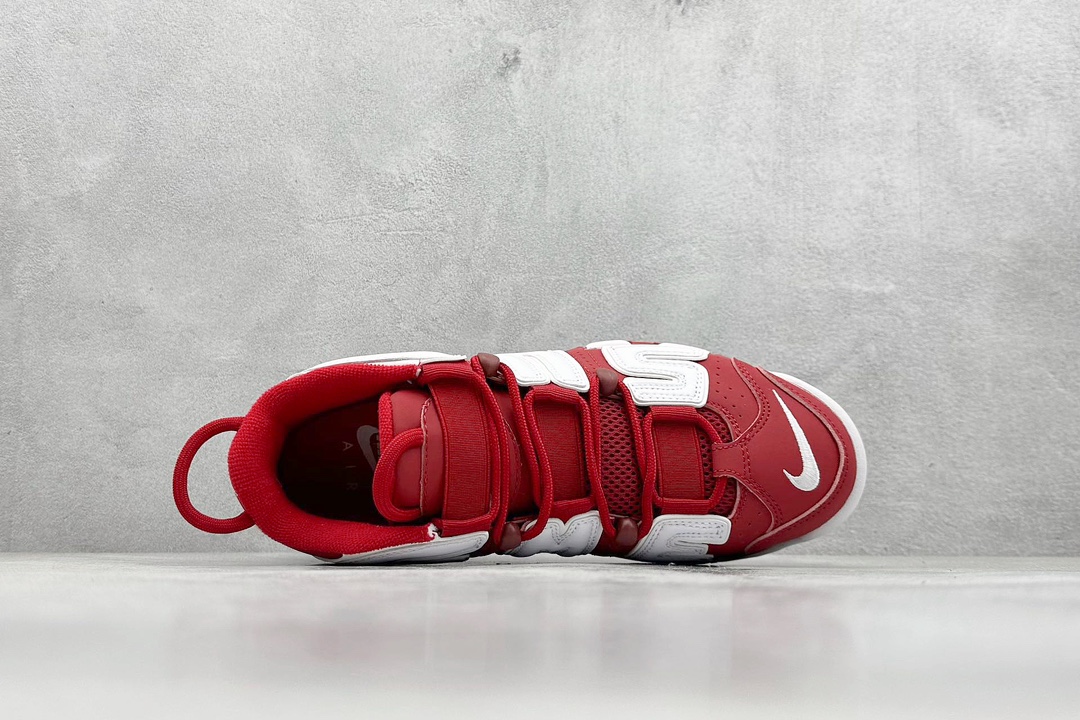 CK版 Air More Uptempo SUPREME 白红联名 代表着历史最高版本皮蓬 902290-600