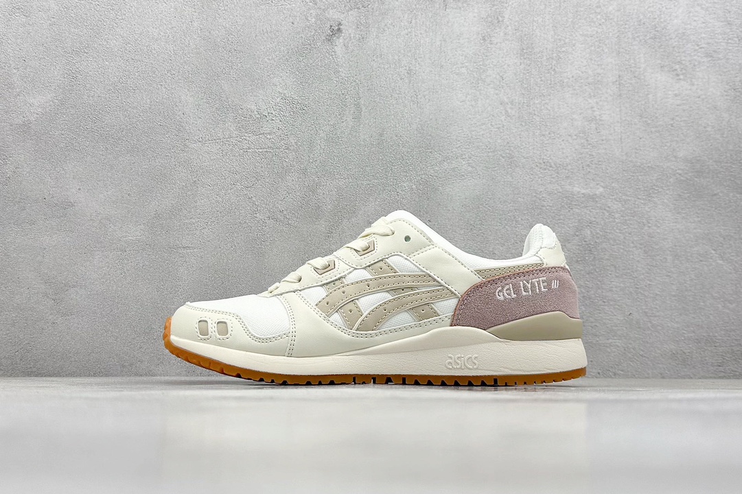 YS版 Asics Gel-Lyte III OG系列低帮经典复古休闲运动跑步鞋 1201A206-101