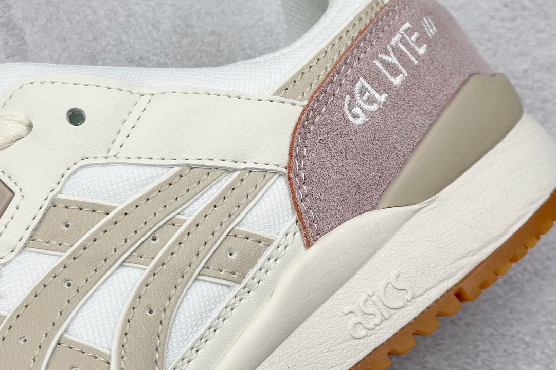 YS版 Asics Gel-Lyte III OG系列低帮经典复古休闲运动跑步鞋 1201A206-101