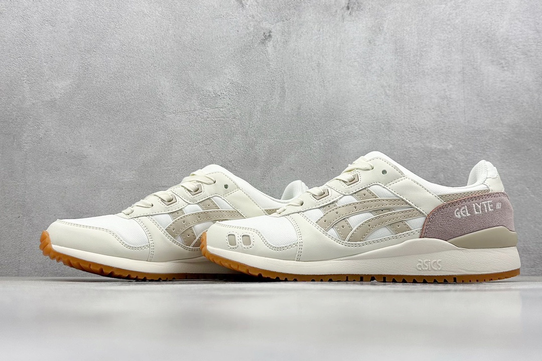 YS版 Asics Gel-Lyte III OG系列低帮经典复古休闲运动跑步鞋 1201A206-101