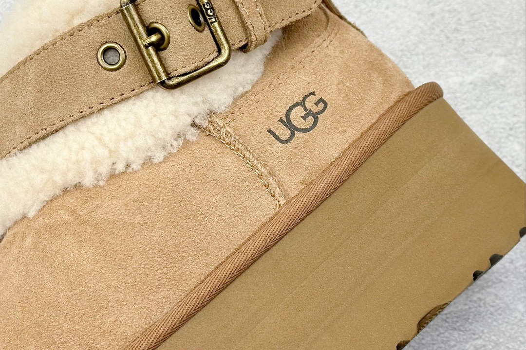 UGG 圆头搭扣 3.5cm厚底 雪地靴女款 1144041