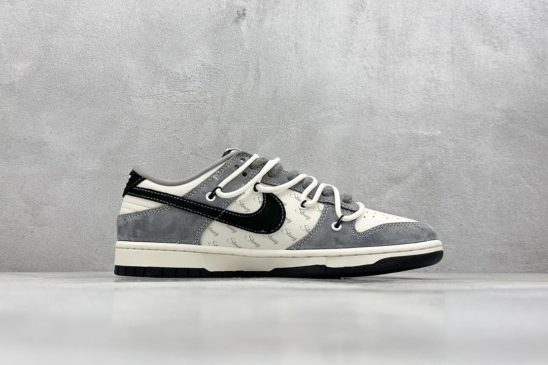 Nike SB Dunk Low 斯图西联名 解构抽绳鞋带 SJ2068-305