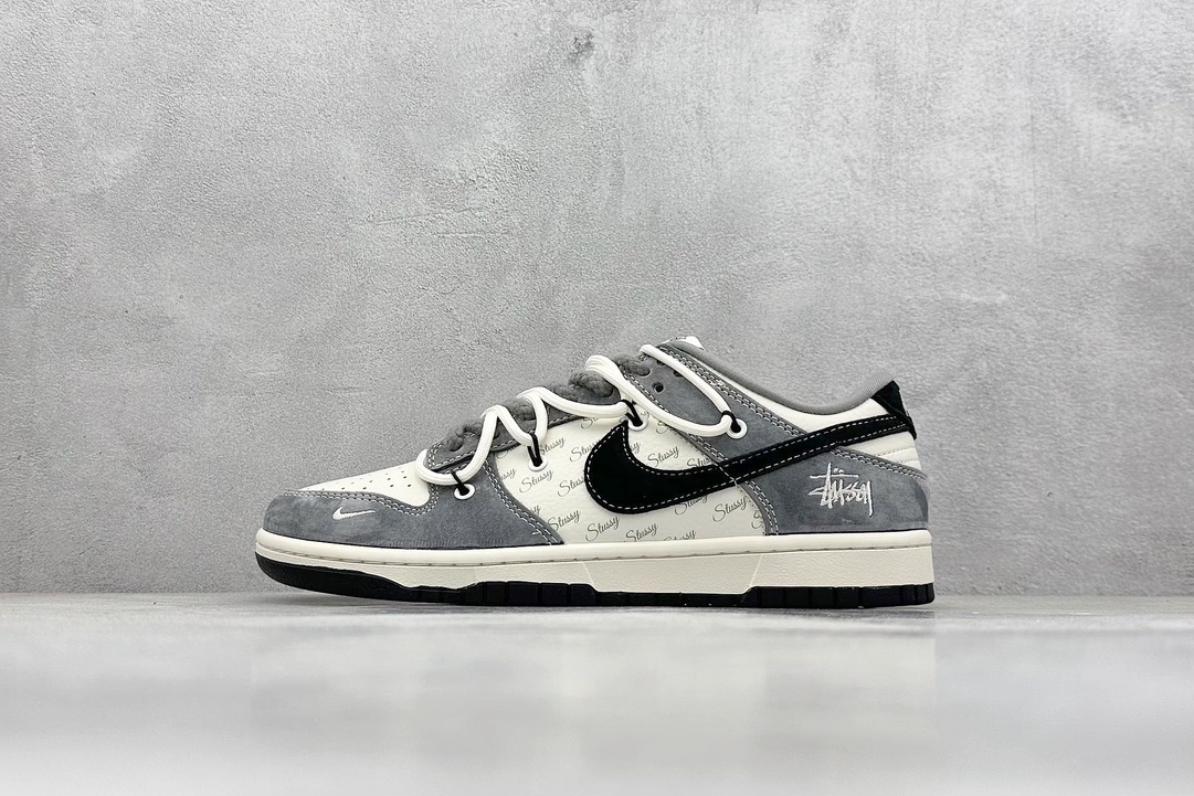 Nike SB Dunk Low 斯图西联名 解构抽绳鞋带 SJ2068-305