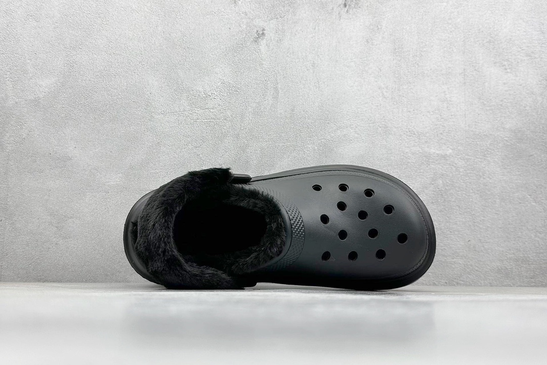 Crocs 卡洛驰 洞洞加绒鞋 大底厚度约5CM 轻便增高