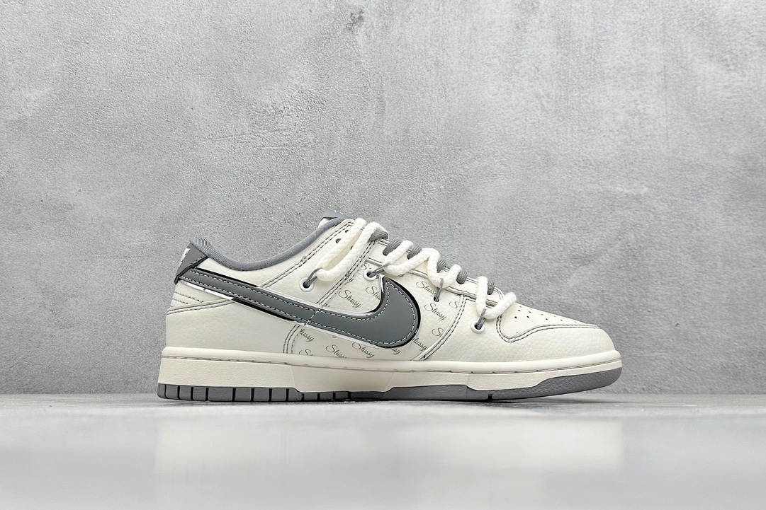 Nike SB Dunk Low x Stussy 米灰小钩绑带 SJ2068-310