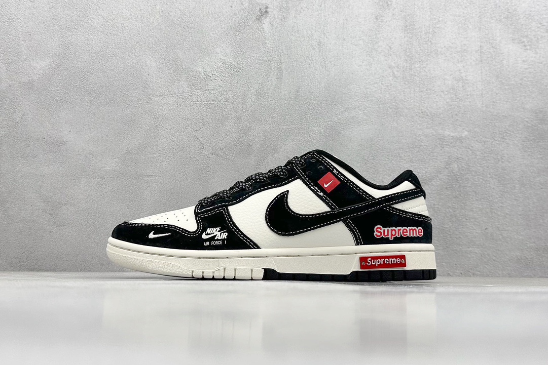 Nike SB Dunk Low x Supreme 米黑白小钩满天星 MM1089-020