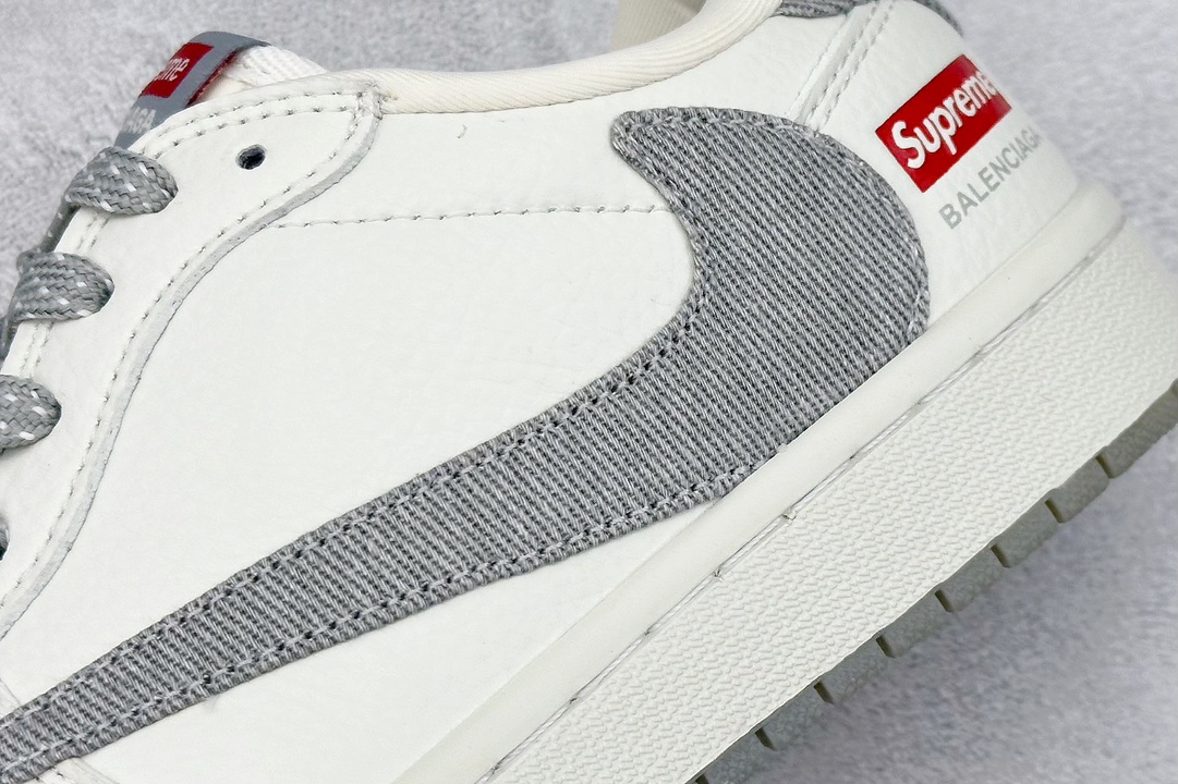 Air Jordan 1 Low OG ”高端定制” Sup米白灰牛仔倒钩 JH6088-705