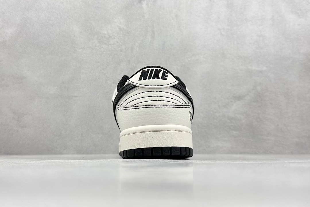 Nike SB Dunk Low x Supreme 白黑小钩绑带 XX2025-566