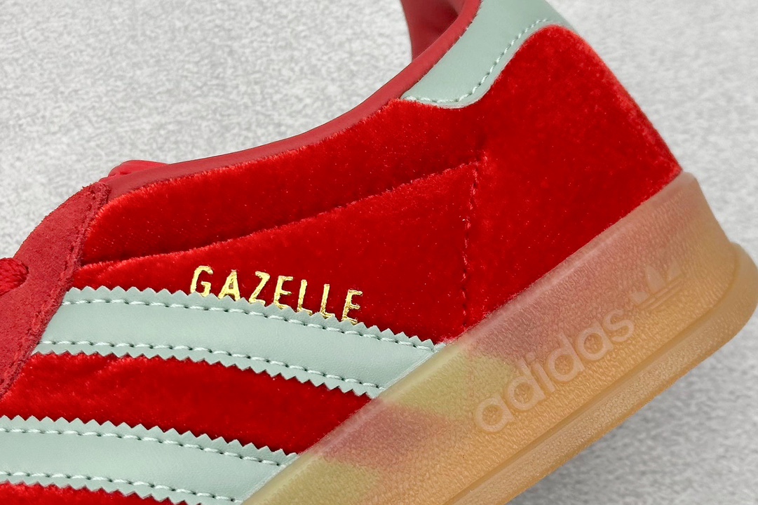 S2 adidas Originals Gazelle INdoor 三叶草休闲防滑耐磨低帮板鞋 IG6786