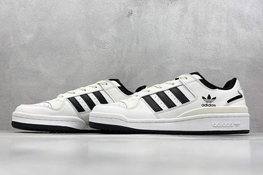 Adidas Forum Low CL 低帮百搭潮流休闲运动板鞋 IH7830