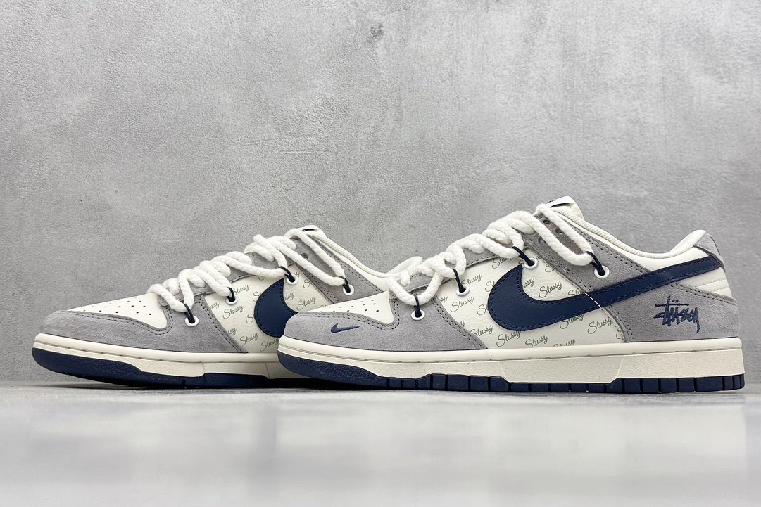 Nike SB Dunk Low x Stussy 米蓝小钩双绑带 SJ2068-296