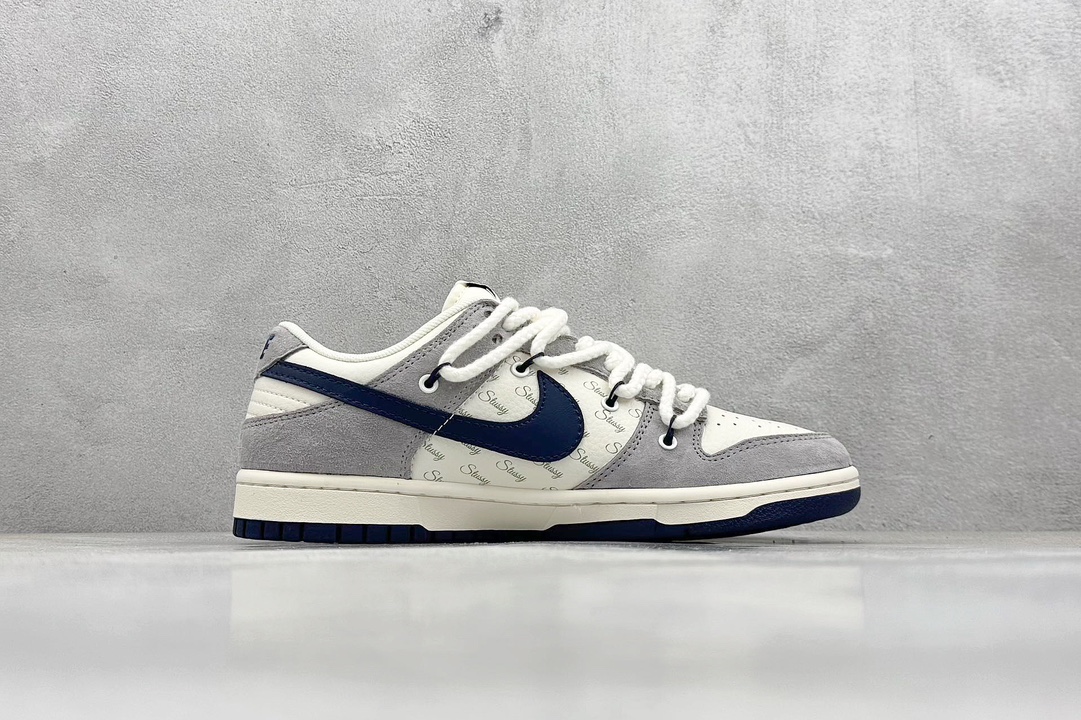 Nike SB Dunk Low x Stussy 米蓝小钩双绑带 SJ2068-296