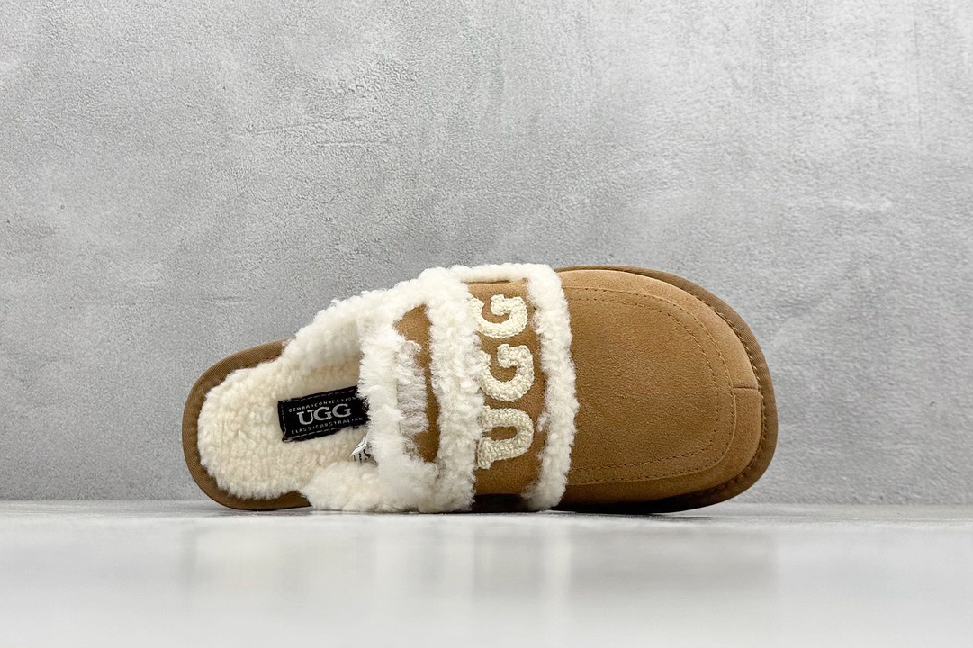 UGG W Classic Coquette Clog Slipper II 科凯特2.0系列时尚居家穆勒风包头舒适保暖露跟半拖鞋  OB938