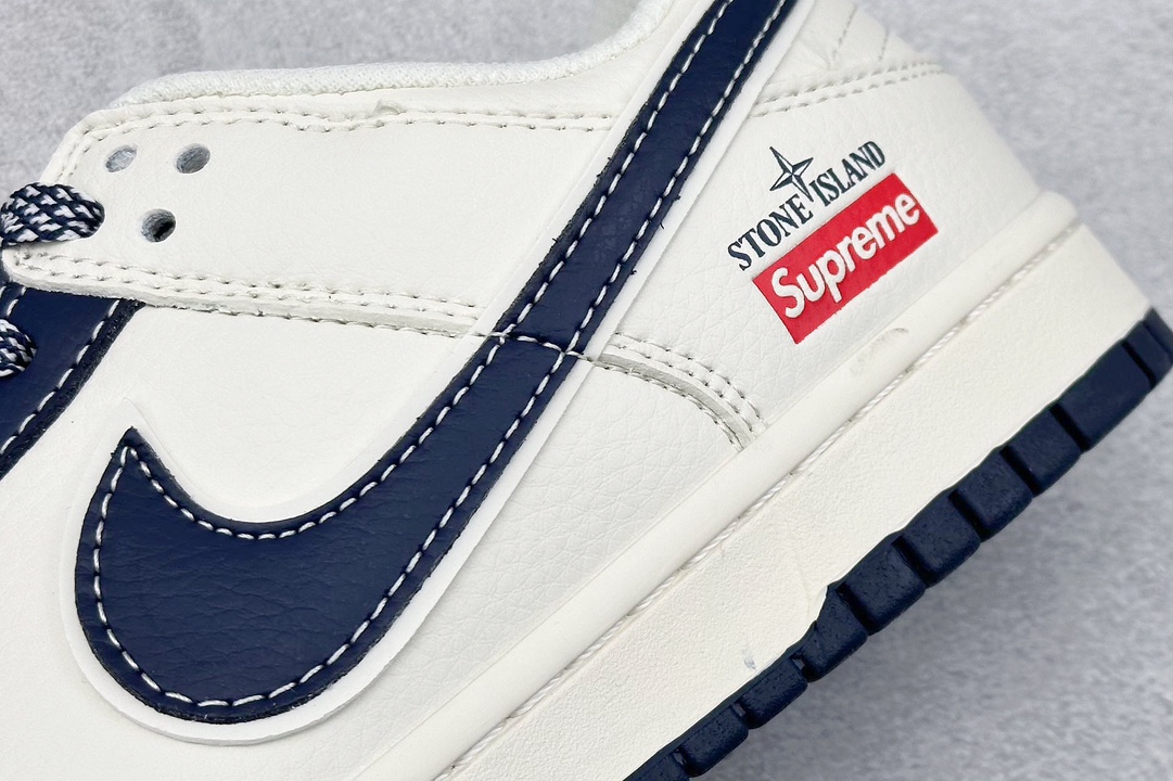 Nike SB Dunk Low x Supreme x Stone Island 白蓝小钩满天星  BB9866-007