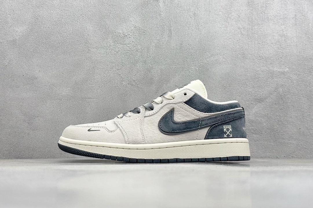 Air Jordan 1 Retro Low x OFF-WHITE 白灰小钩   DM9188-002