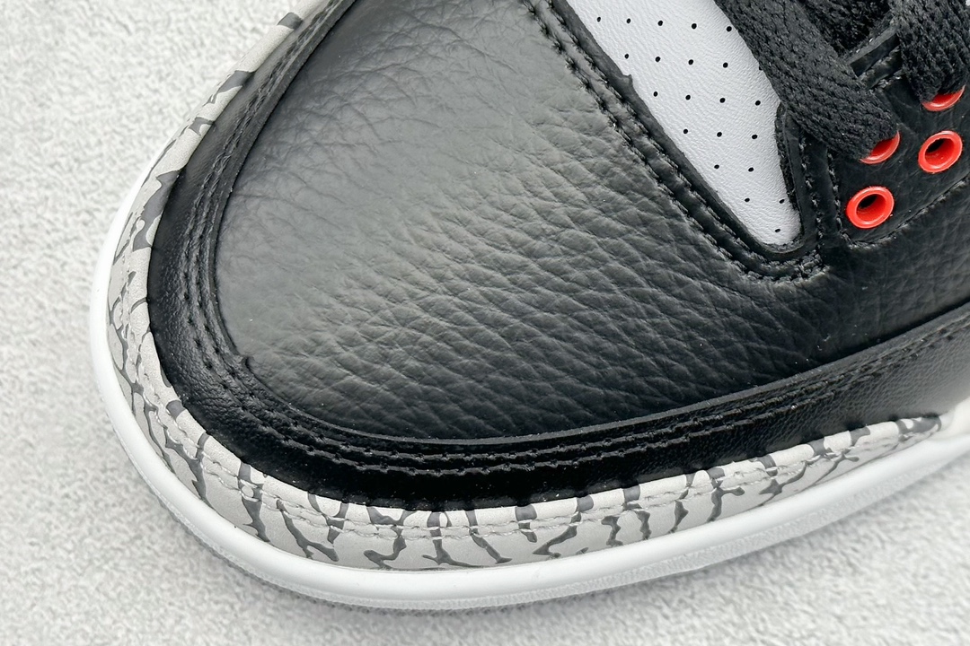 KW神版 Air Jordan 3 OG ”Black Cement” 黑水泥  DN3707-010