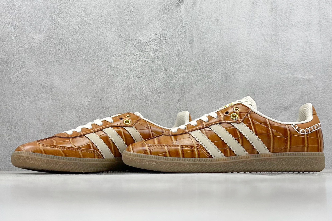 adidas originals Samba OG x WALES BONNER 棕白   JH9826