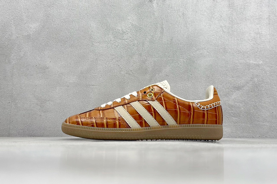 adidas originals Samba OG x WALES BONNER 棕白   JH9826