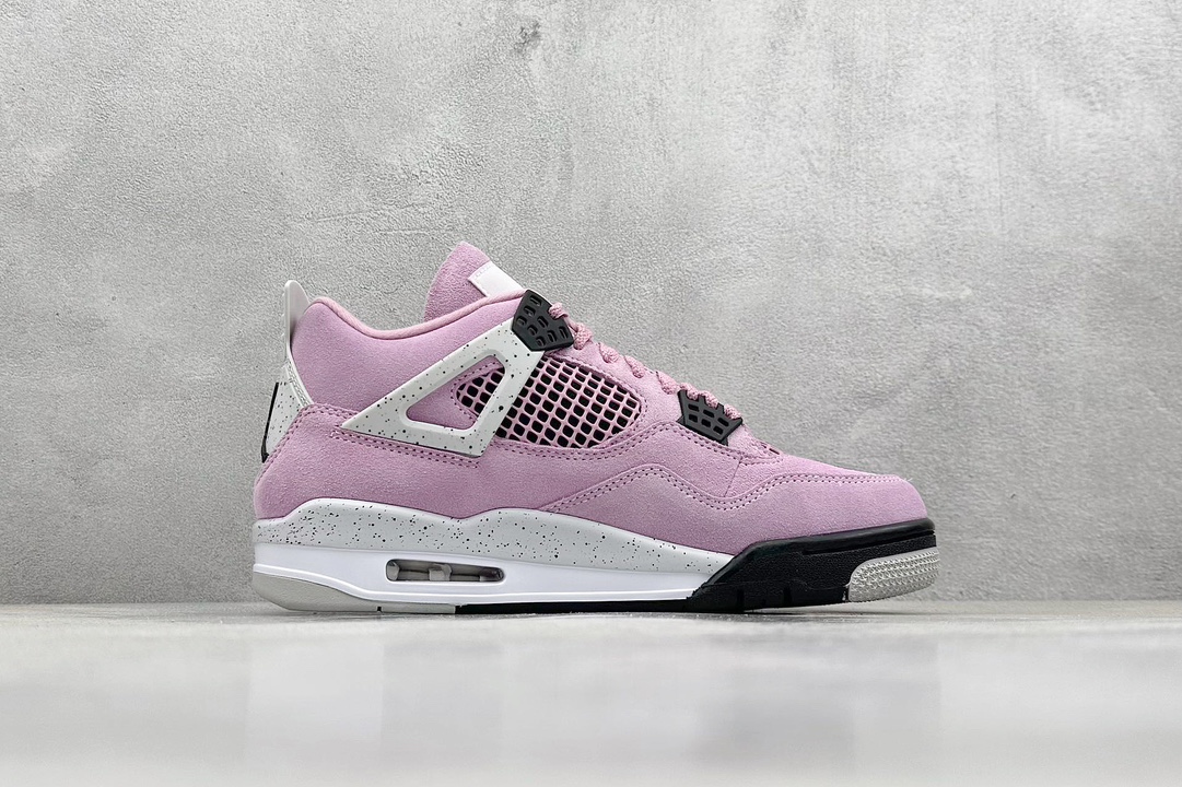 KW神版 Air Jordan AJ4 WMNS ”Orchid” 猛男粉   AQ9129-501