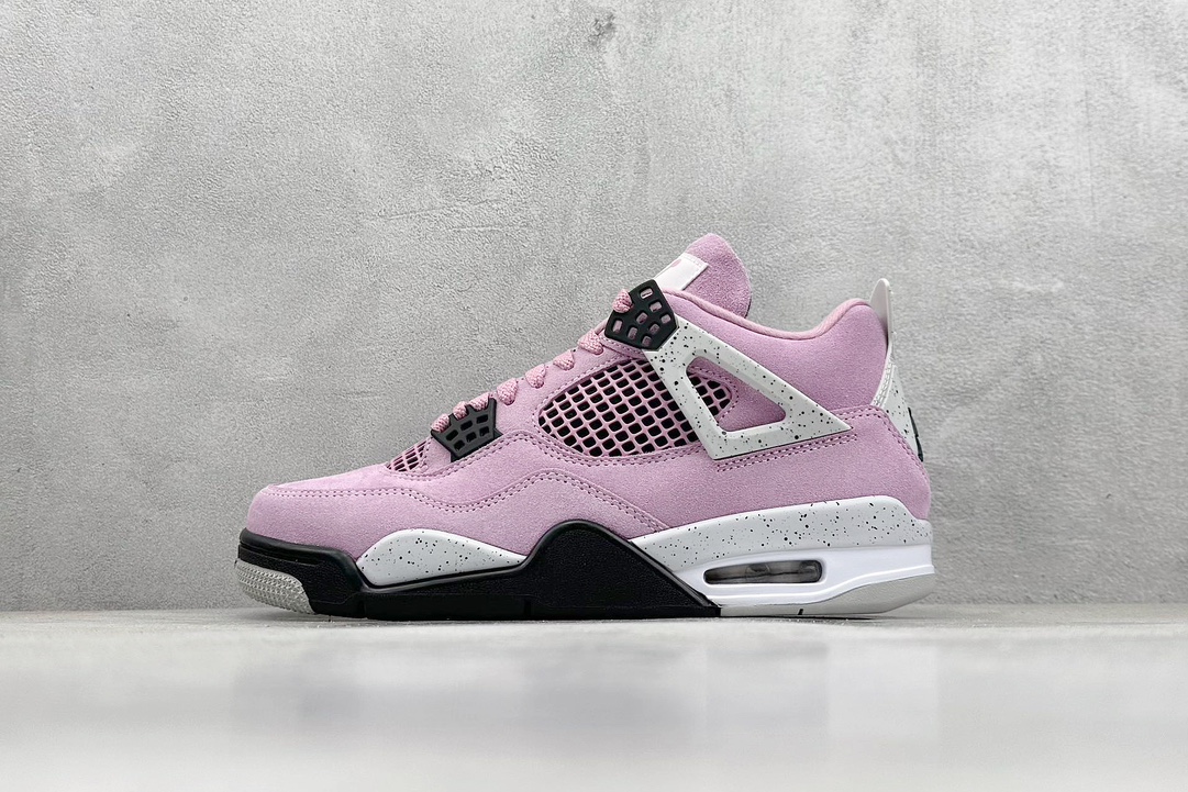 KW神版 Air Jordan AJ4 WMNS ”Orchid” 猛男粉   AQ9129-501