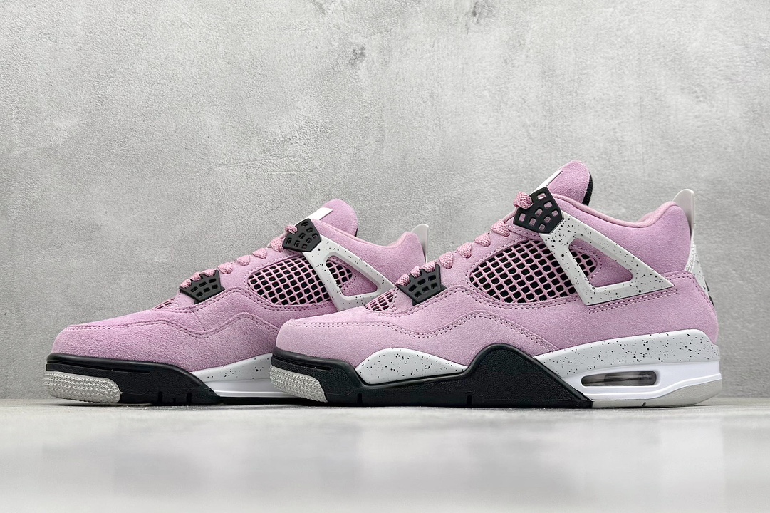 KW神版 Air Jordan AJ4 WMNS ”Orchid” 猛男粉   AQ9129-501