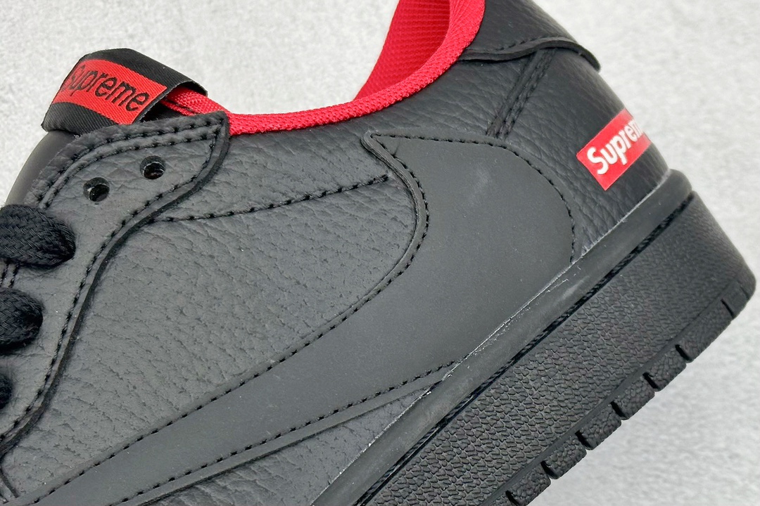 A Fragment x Travis Scott x Supreme Air Jordan 1 Low 三方联名倒钩  QY0268-229