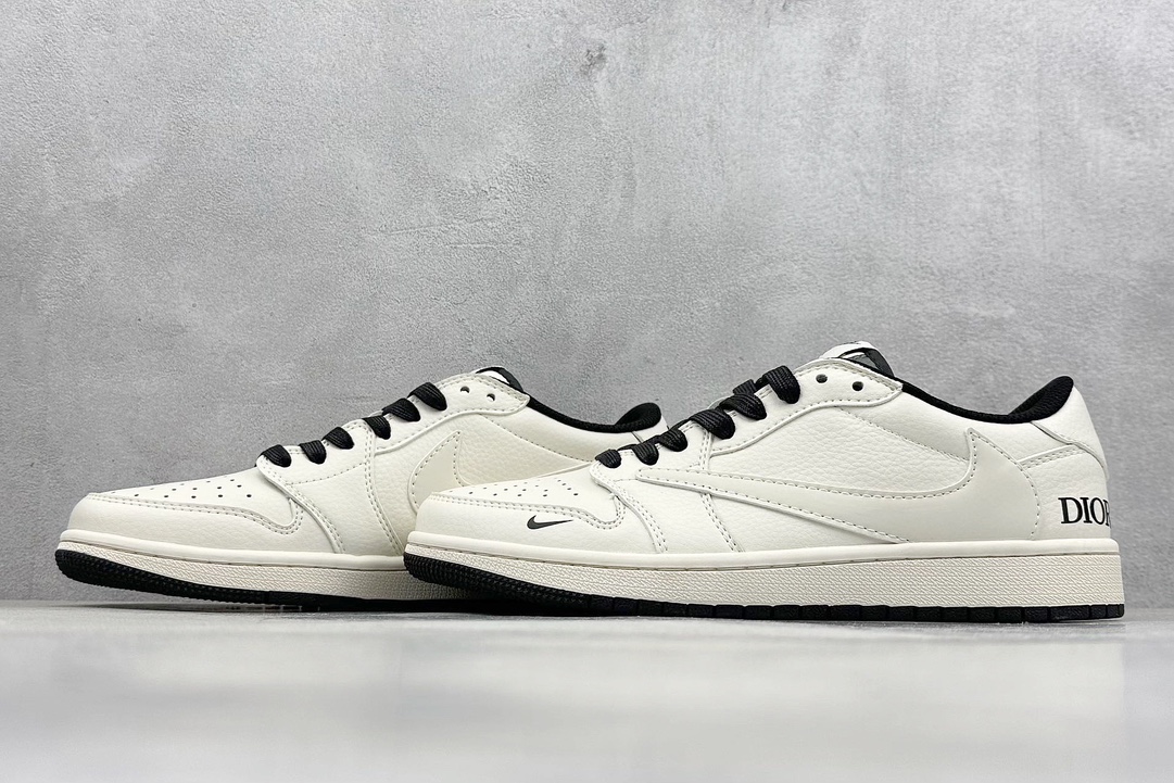 XC版 Fragment x TS x Air Jordan 1 Low x Dior 三方联名倒钩低帮   LJ5188-025