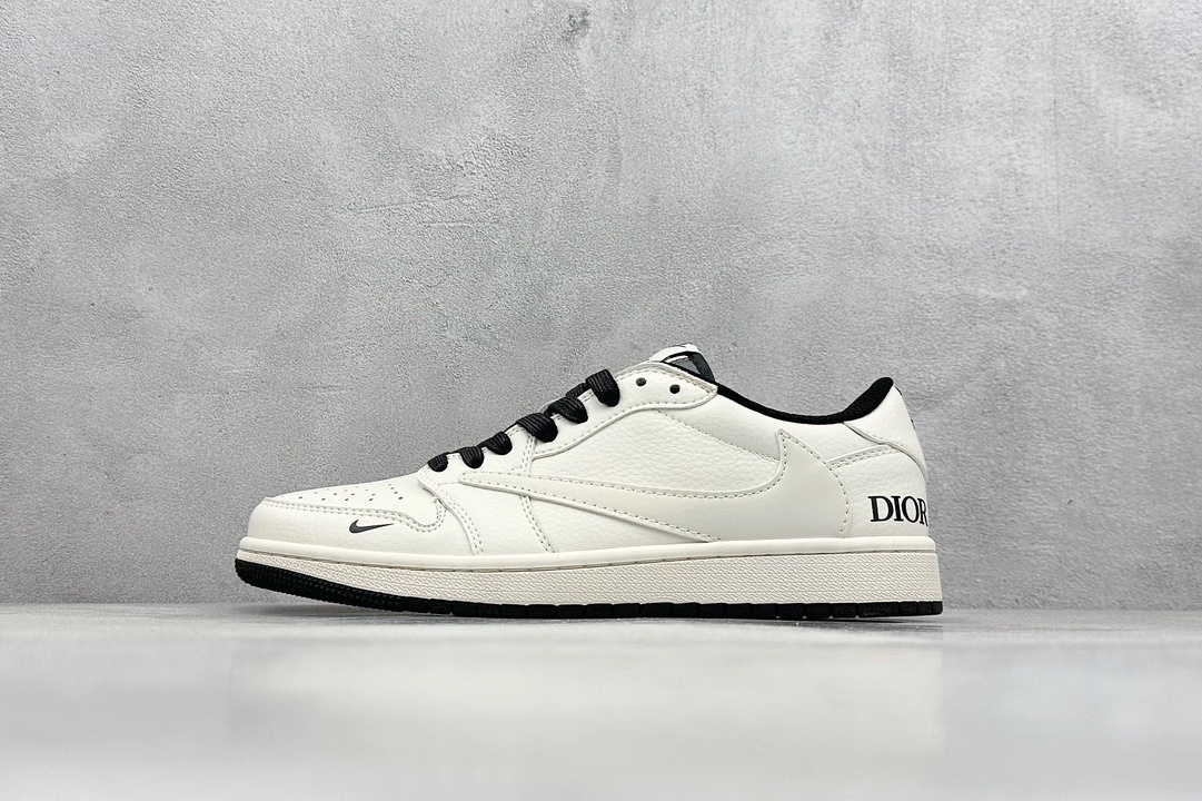 XC版 Fragment x TS x Air Jordan 1 Low x Dior 三方联名倒钩低帮   LJ5188-025